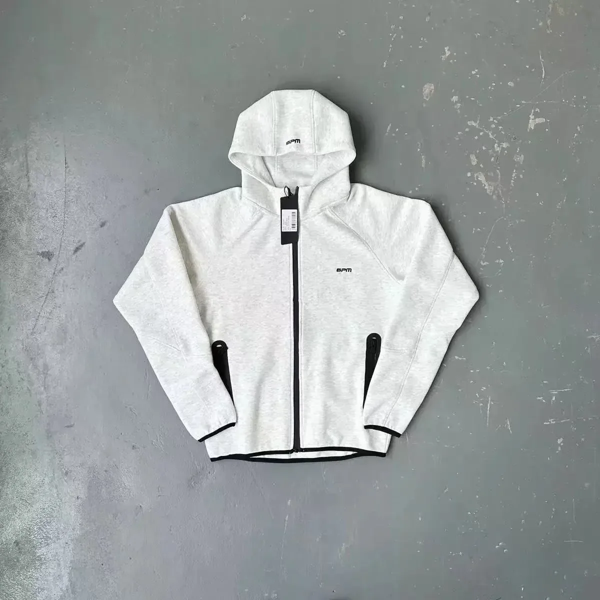 Other Light Grey Zip-Up Hoodie Grey