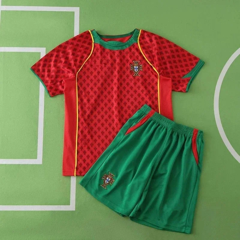 Other Portugal Football Jersey Set Red/Green Red - 1