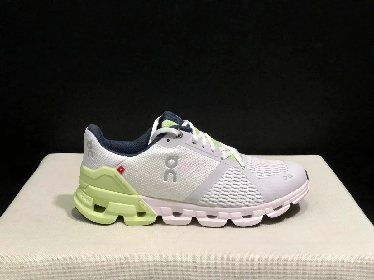 On Running On Running Cloud White/Lime Green Sneakers White - 1