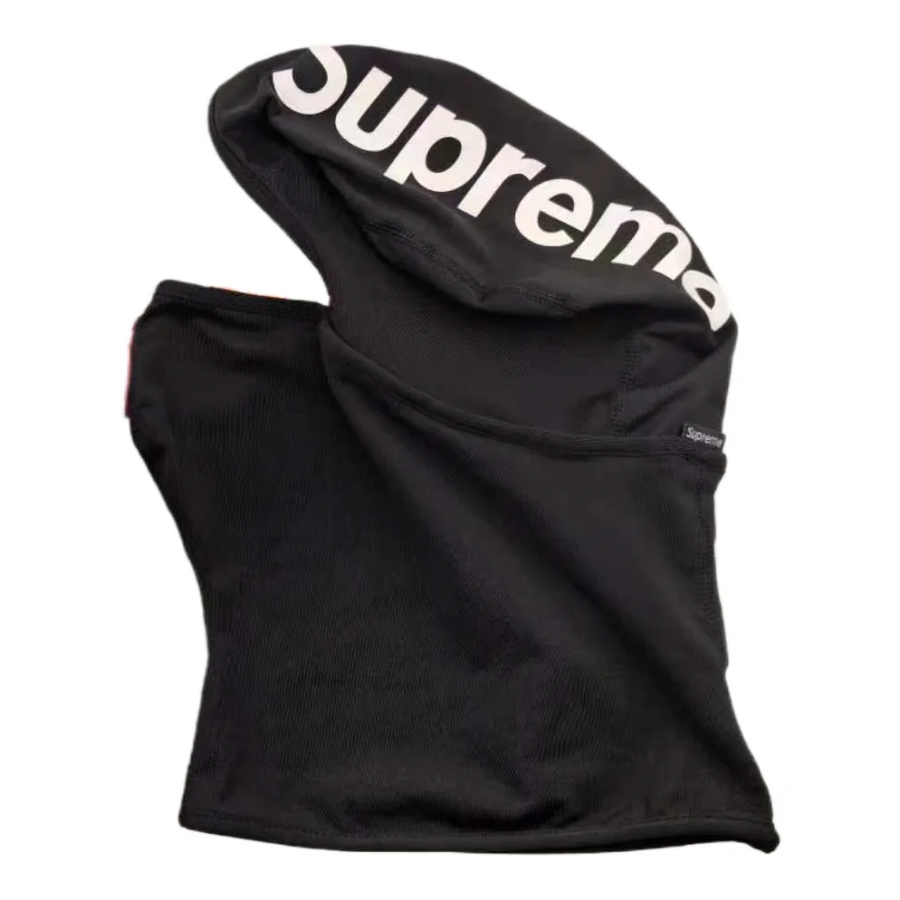 Supreme Supreme Black Supreme Logo Balaclava Headwear Black