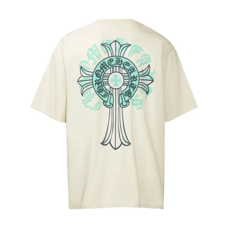 Chrome Hearts Chrome Hearts CH Cross Cream T-Shirt Cream - 1