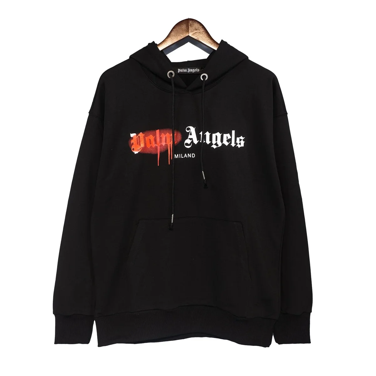 Palm Angels Palm Angels Black 'Miland' Hoodie Sweatshirt Black - 1
