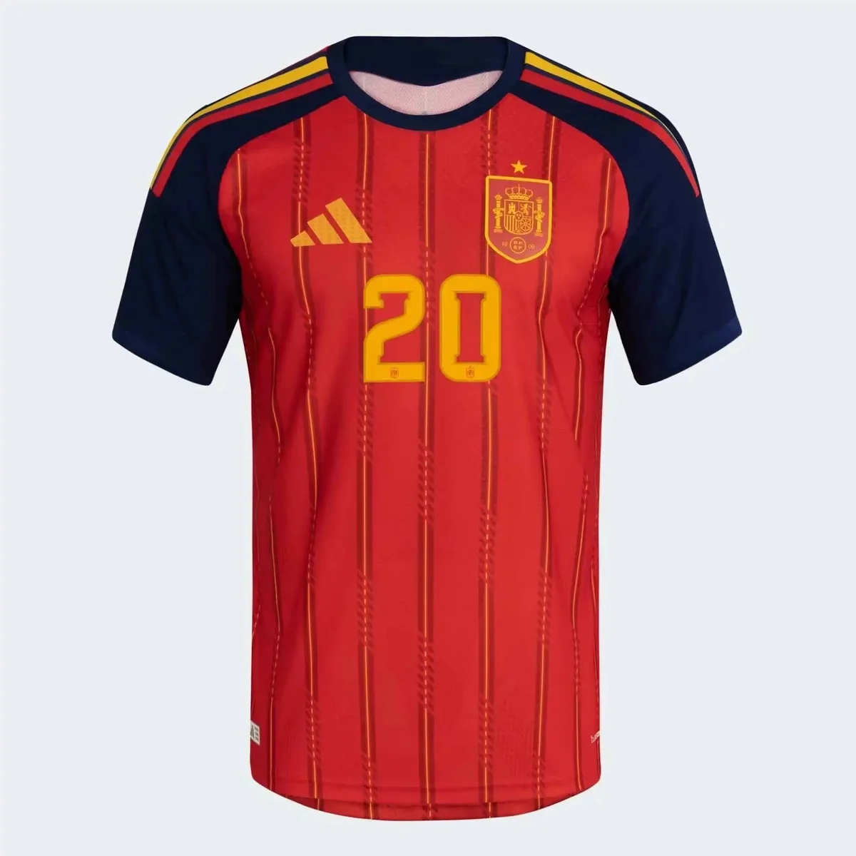 Adidas Adidas Spain #20 PEDRI Jersey Red/Blue Sporty Red - 1