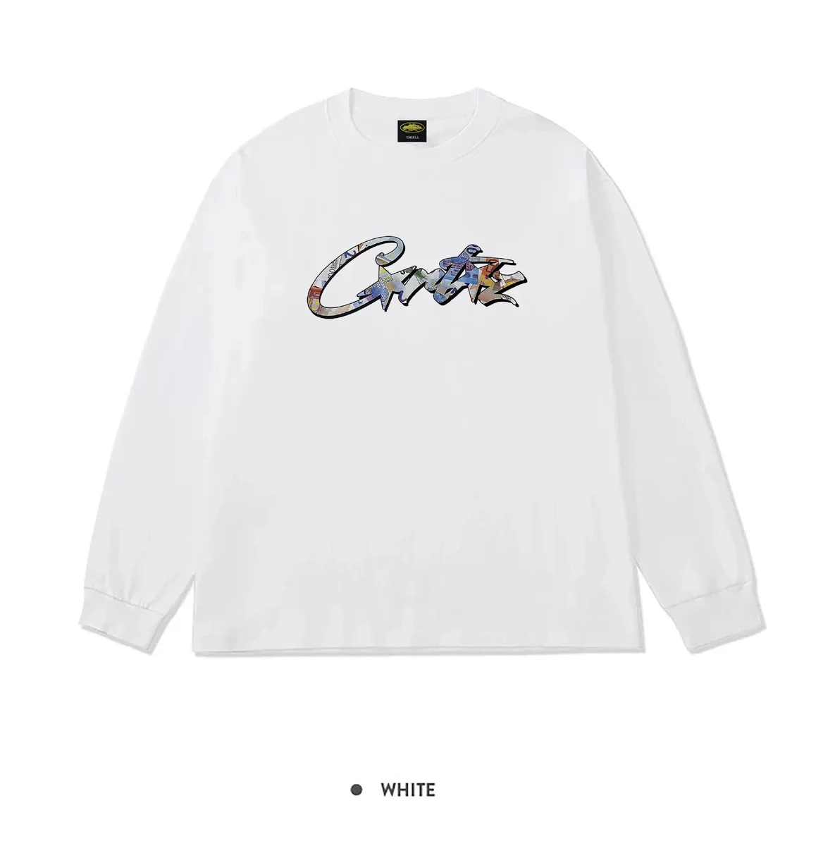 Other Unisex White 'Cult' Graphic Long Sleeve T-Shirt White - 1