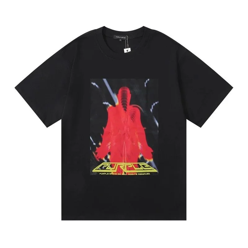 Purple Brand Purple Brand Black Turtle Graphic T-Shirt Black - 1