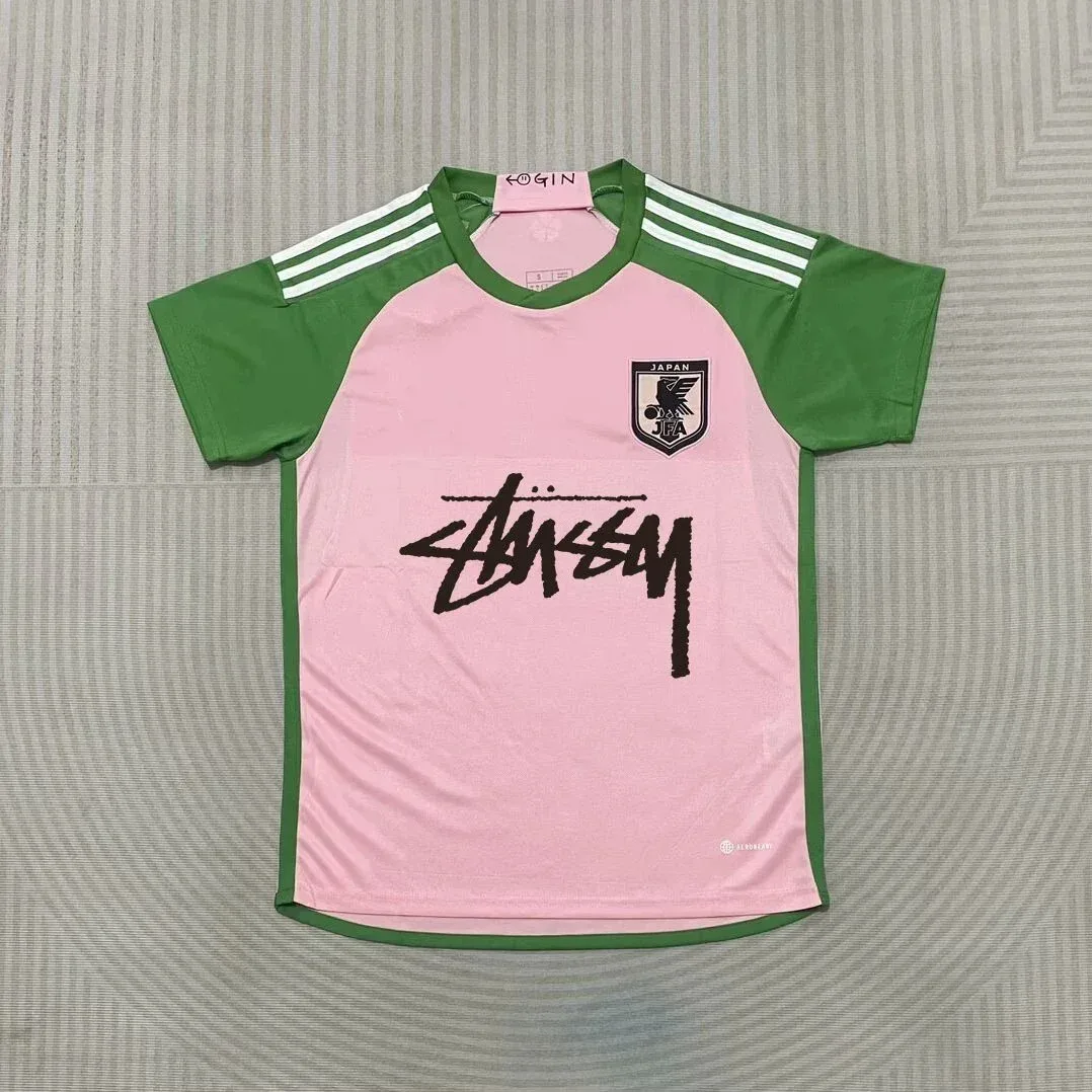 Stussy Stussy Japan Pink Signature Jersey T-Shirt Pink - 1