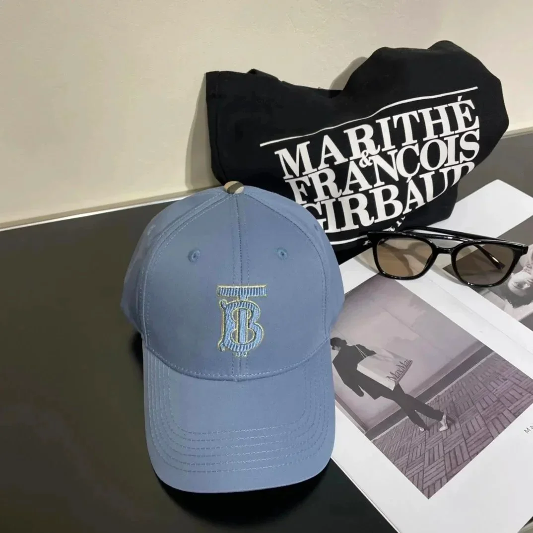 Burberry Burberry TB Monogram Sky Blue Baseball Cap Blue