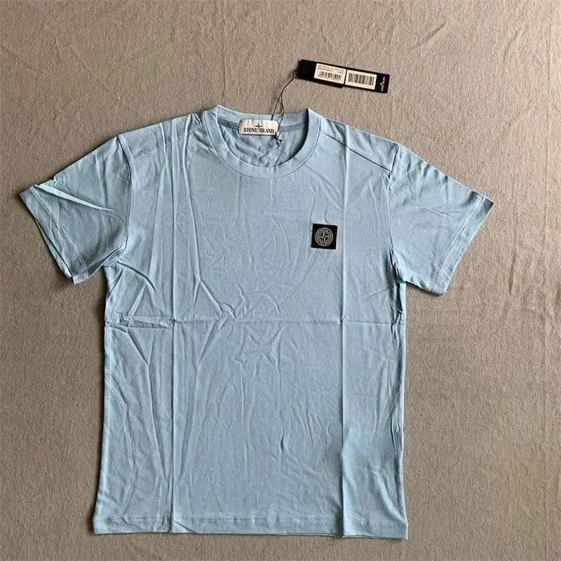Stone Island Stone Island Sky Blue T-Shirt Blue