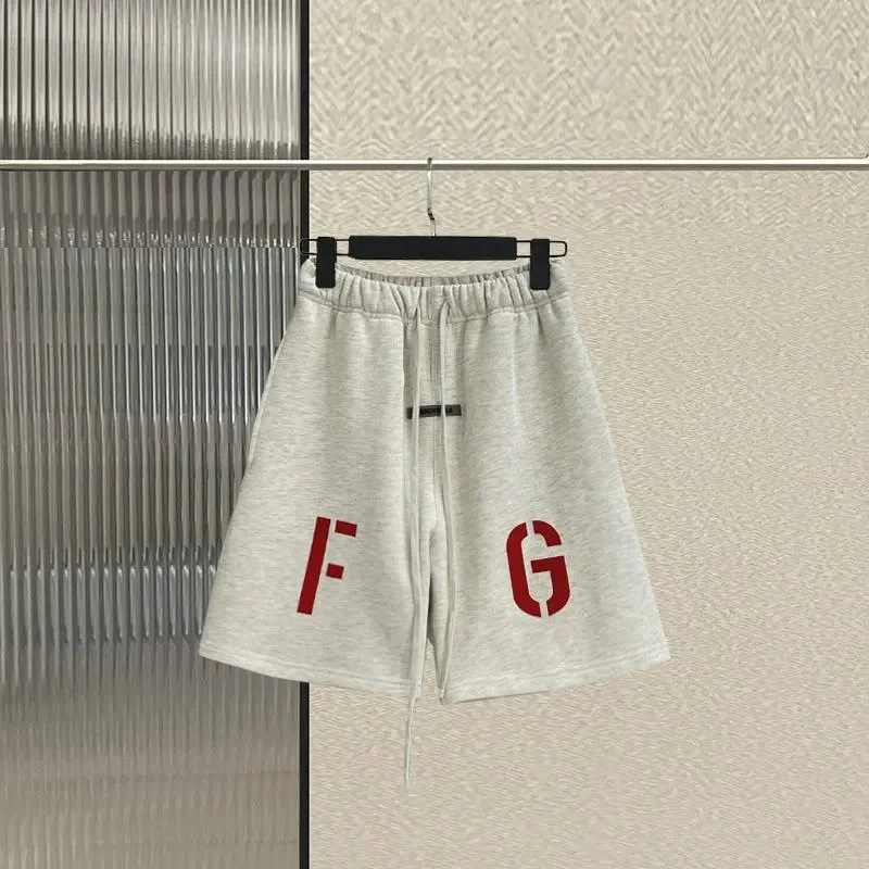 Fear of God Fear of God Essentials FG Grey Shorts Grey - 1