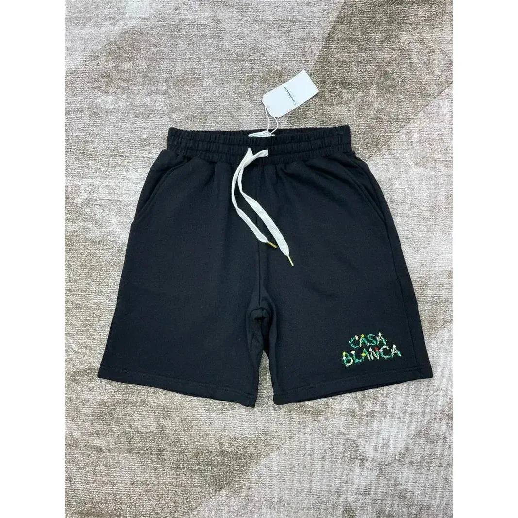 Other Casa Blanca Black Embroidered Shorts Black - 1
