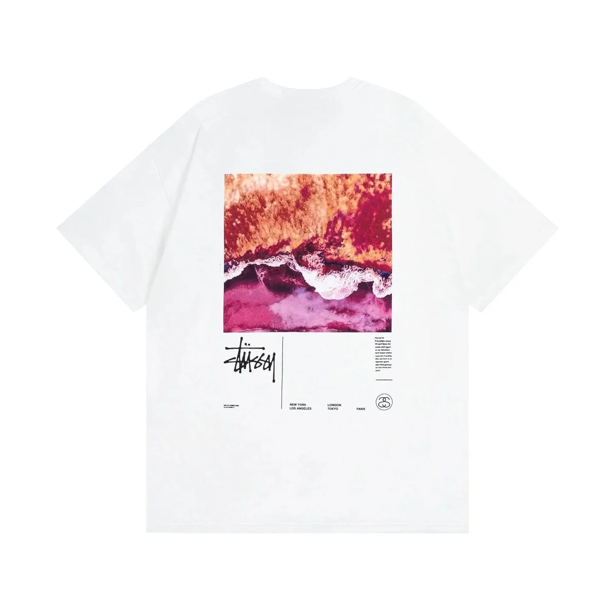Stussy Stussy STX-078 White Graphic T-Shirt White - 1