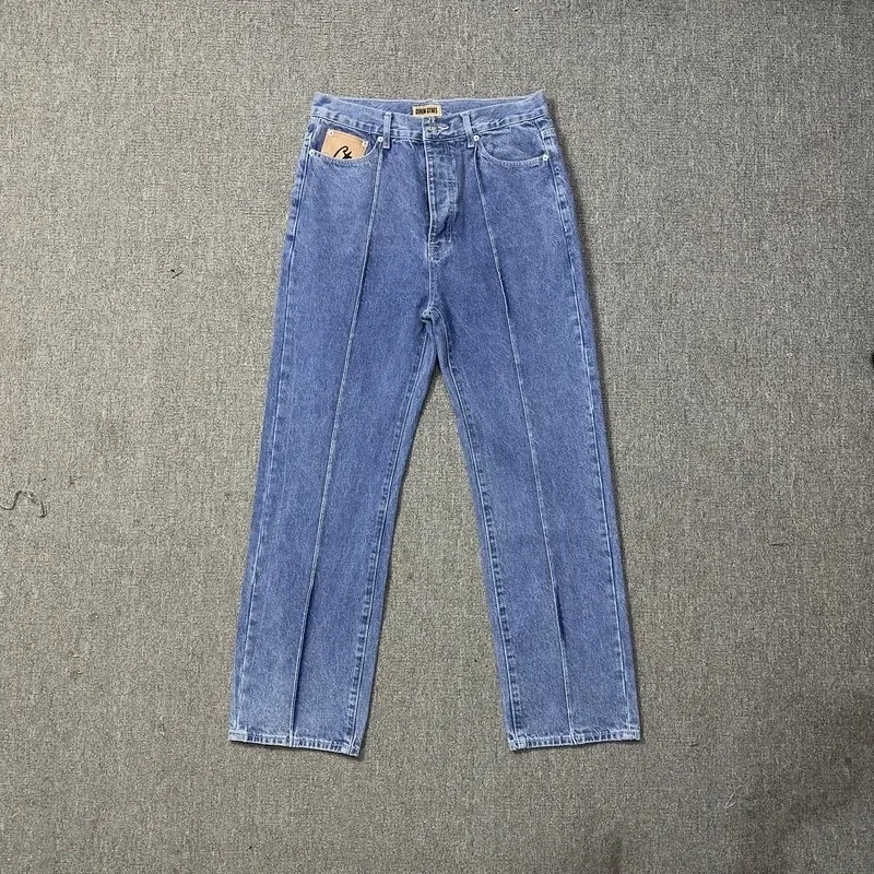 Other Unisex Blue Denim Jeans Blue - 1