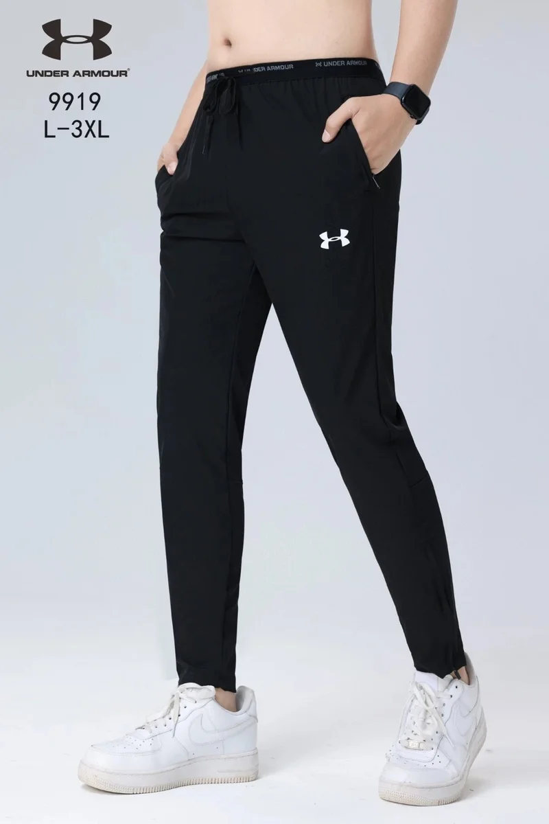 Under Armour Under Armour 9919 Black Slim-Fit Pants Black - 1