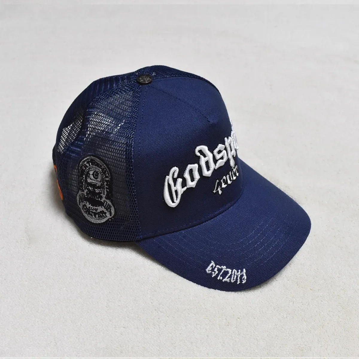 Other Godspeed Never GS002 Pure Navy Blue Trucker Cap Navy - 1