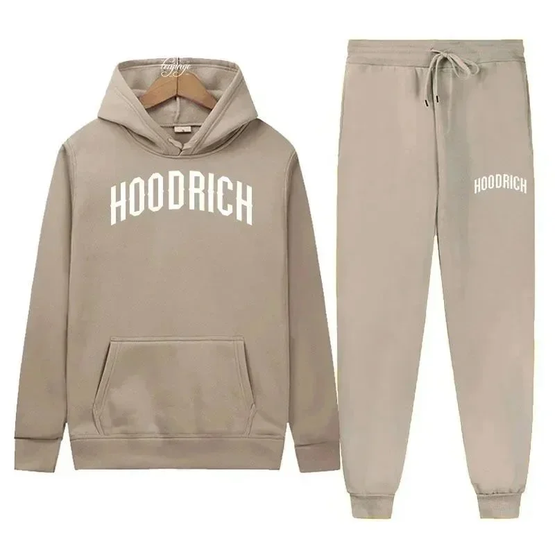 Other Hoodrich Beige Hoodie & Sweatpants Set Beige - 1