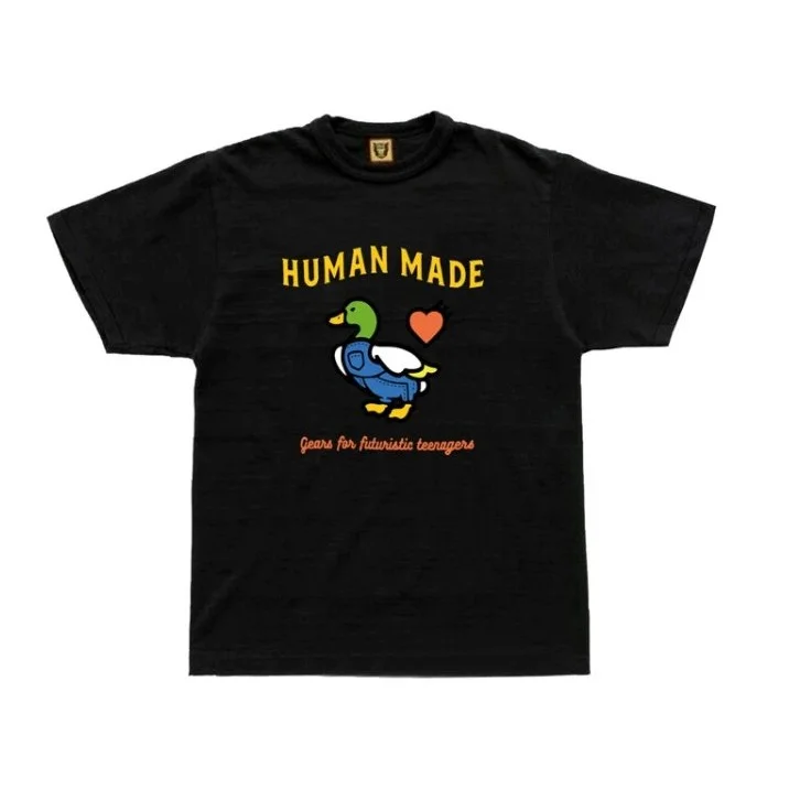Other Human Made Duck Graphic T-Shirt 3801 Black Black - 1