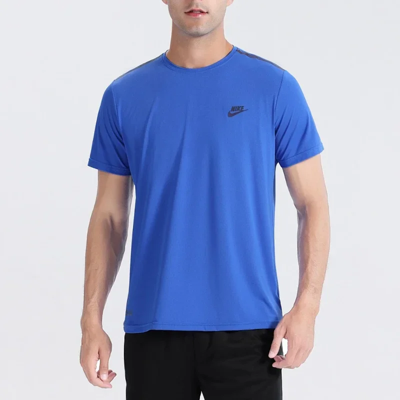 Nike Nike Dri-FIT T-Shirt Royal Blue Men's Blue - 1