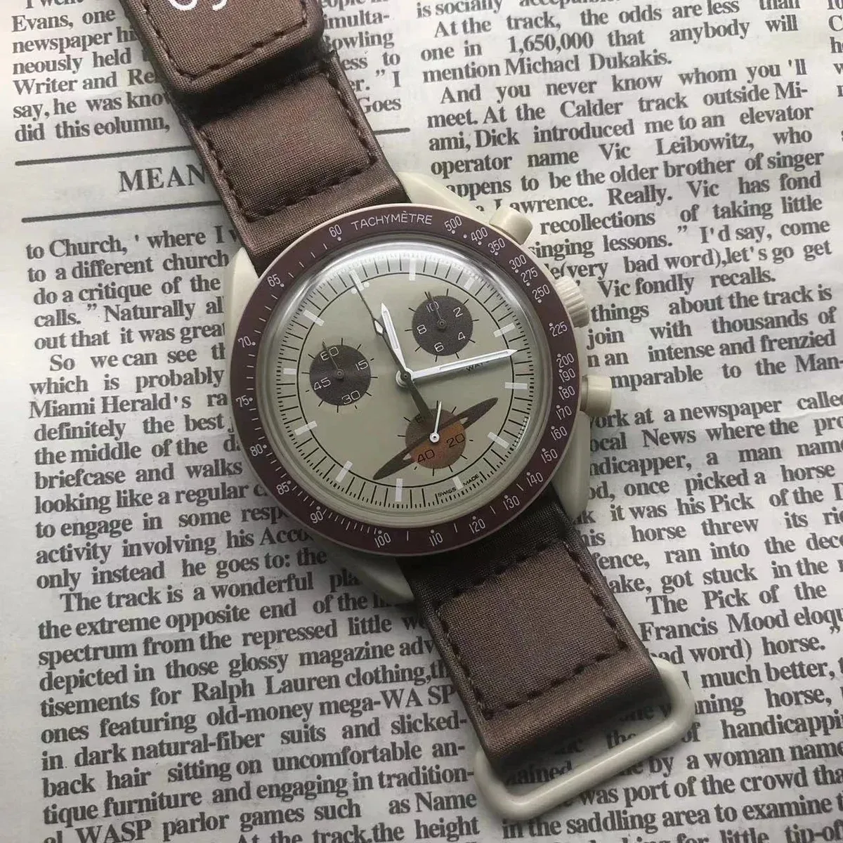 Vintage Chronograph Watch with Saturn Dial — Oopbuy Spreadsheet find