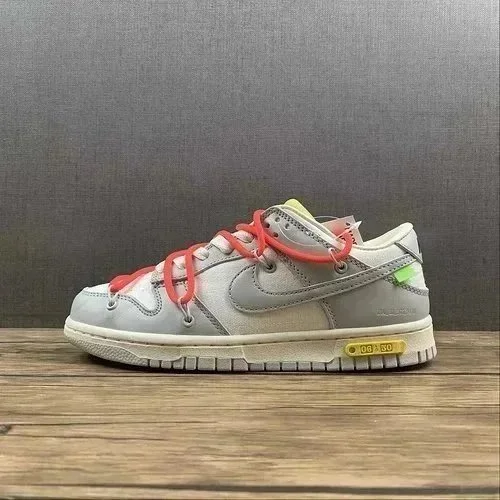 Nike Nike Dunk Low DM1602-110 Sail/University Red Sneakers Grey - 1