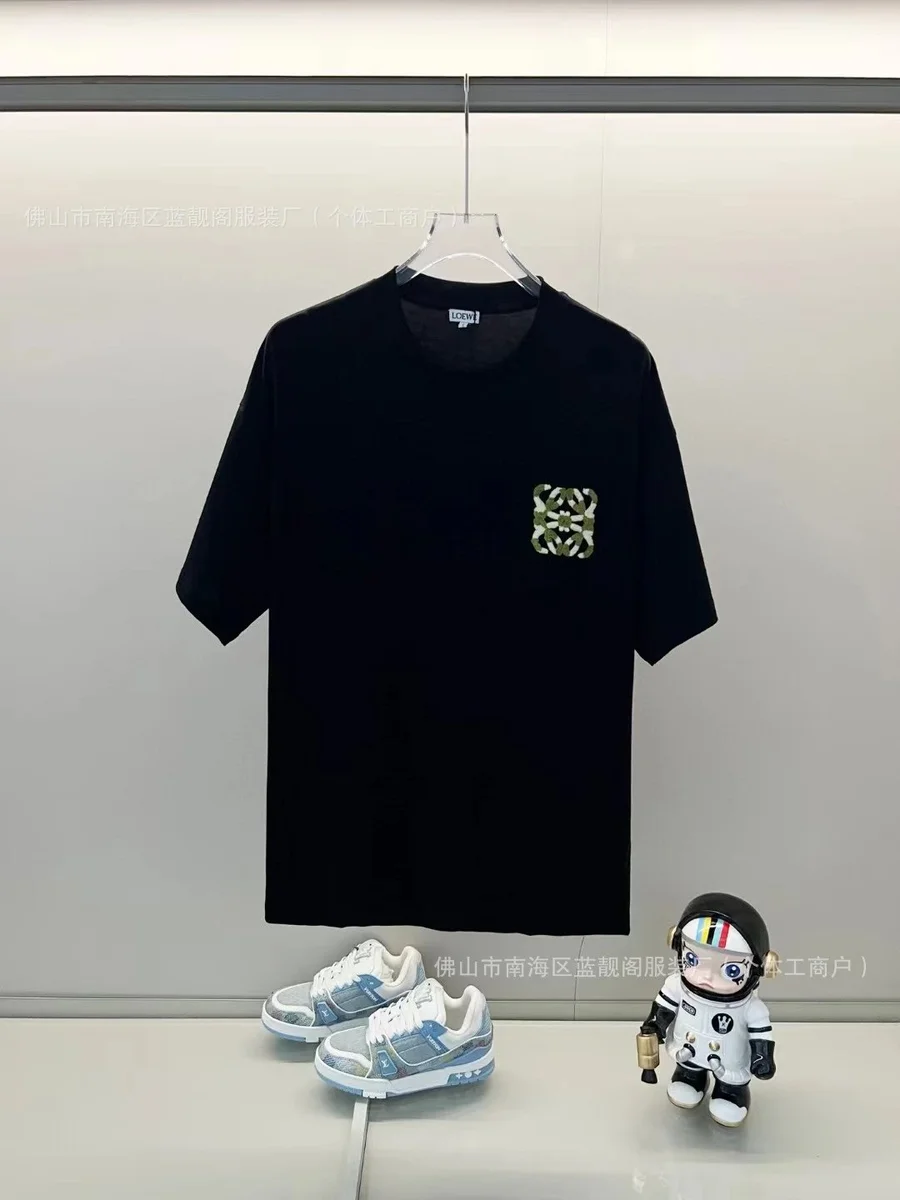 Loewe Loewe Anagram Black T-Shirt Black
