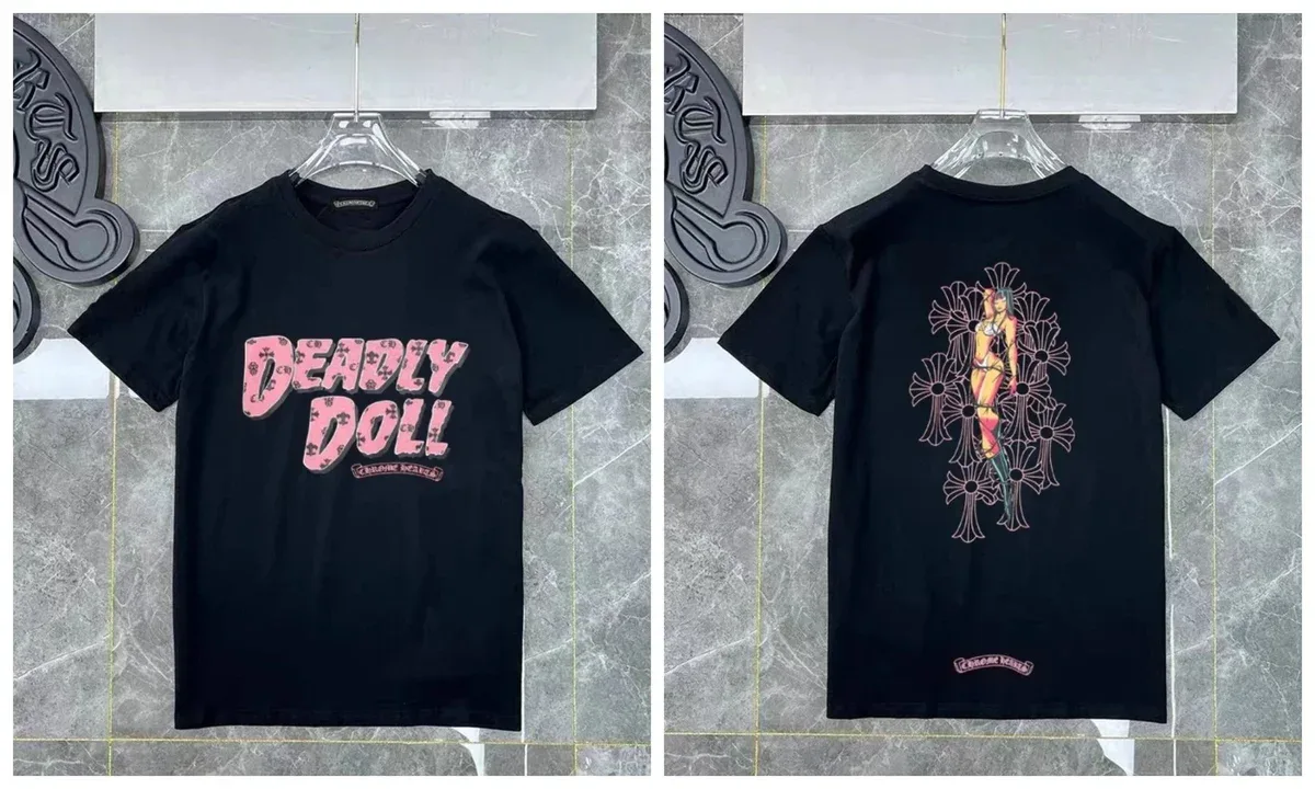 Chrome Hearts Chrome Hearts Deadly Doll Black T-Shirt Black