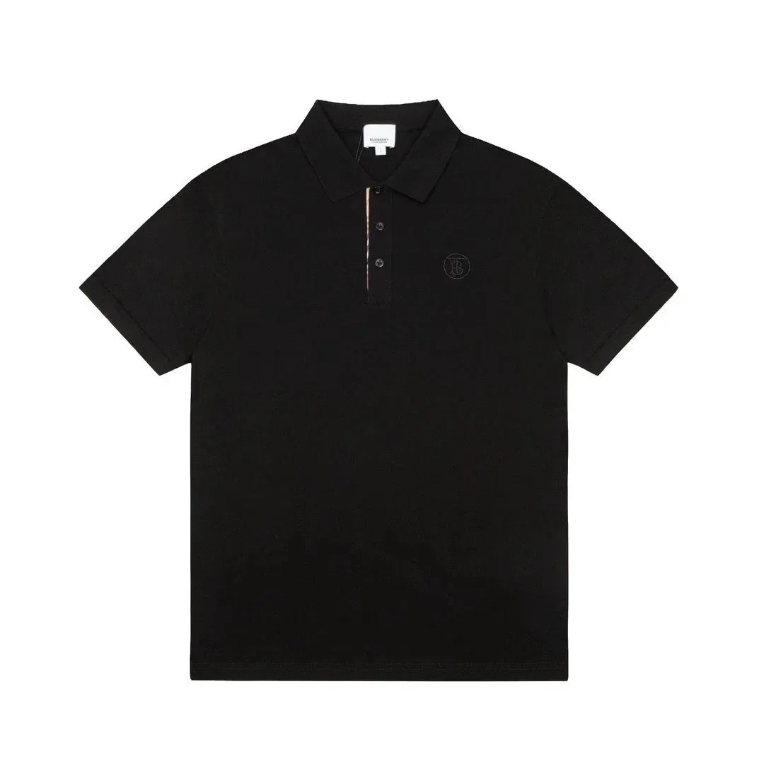 Burberry Burberry TB Monogram Black Polo Shirt Black