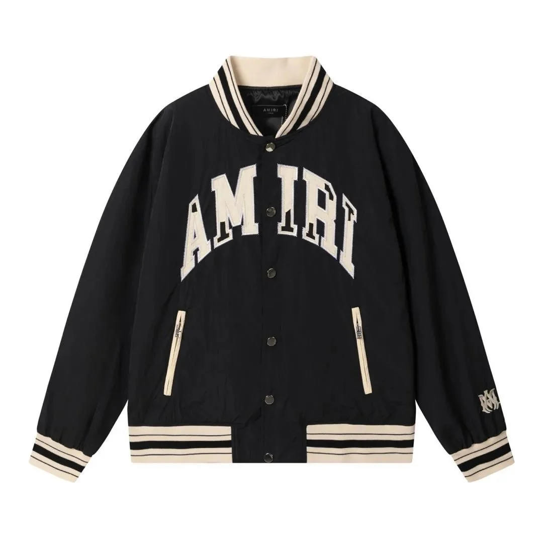 Amiri Amiri AMIRI Black Varsity Jacket Black - 1
