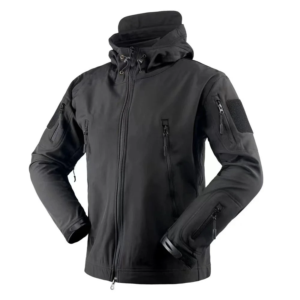 Other Black Tactical Softshell Jacket Black - 1