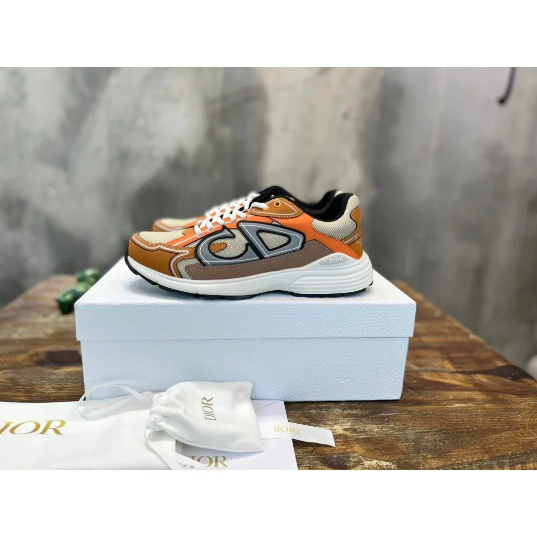 Dior Dior B23 Tan/Beige/White Sneakers Multicolor