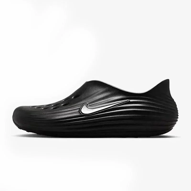 Nike Nike Black/Silver Slip-on Clog Black