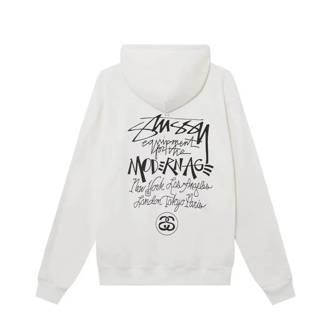 Stussy Stussy Stüssy Modern Age White Hoodie White - 1
