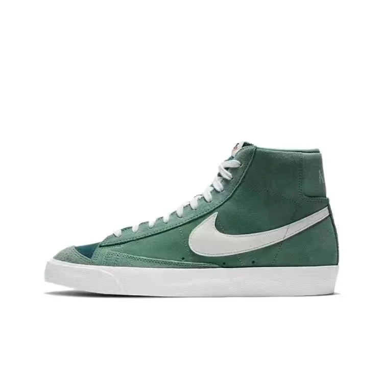 Nike Nike Blazer Mid '77 White Green Suede Sneakers Green - 1