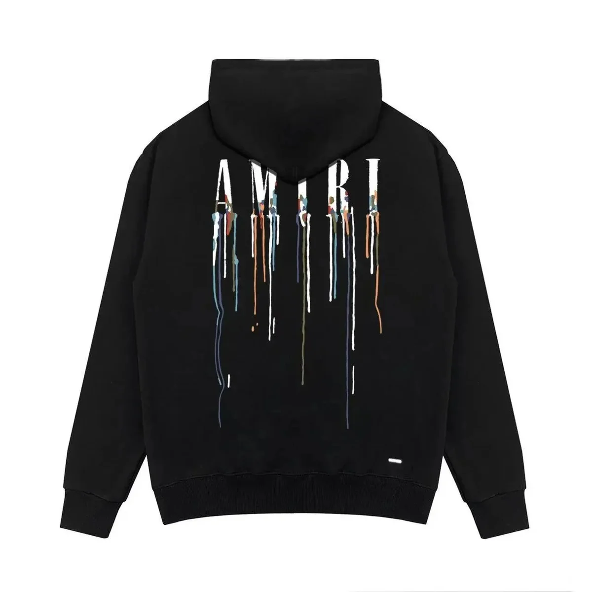 Amiri Amiri Black Dripped AMIRI Hoodie Black - 1