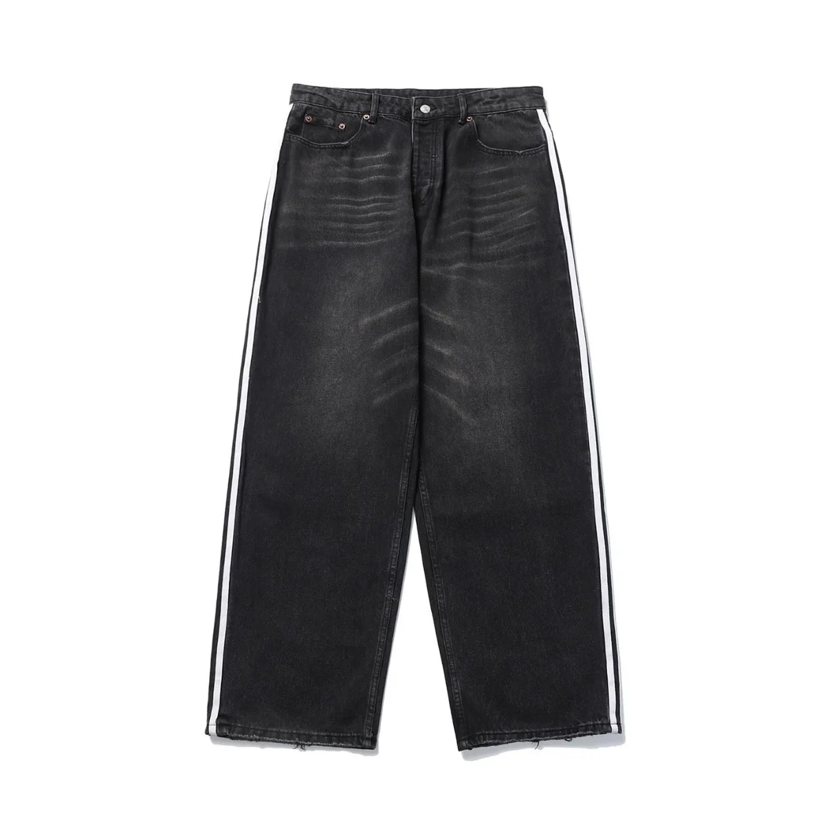 Other Black Side Stripe Denim Jeans Black - 1