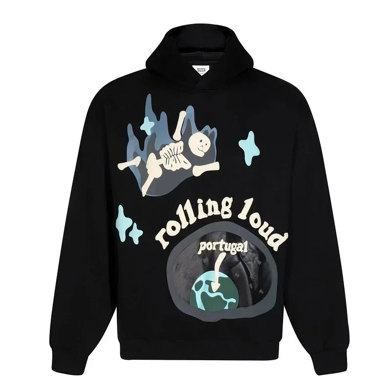 Stussy Stussy Rolling Loud Portugal Black Hoodie Black - 1