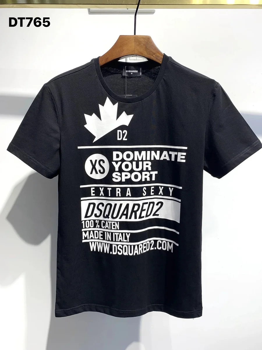 DSQUARED2 DSQUARED2 D2 Dominant Sport Black T-Shirt Black - 1