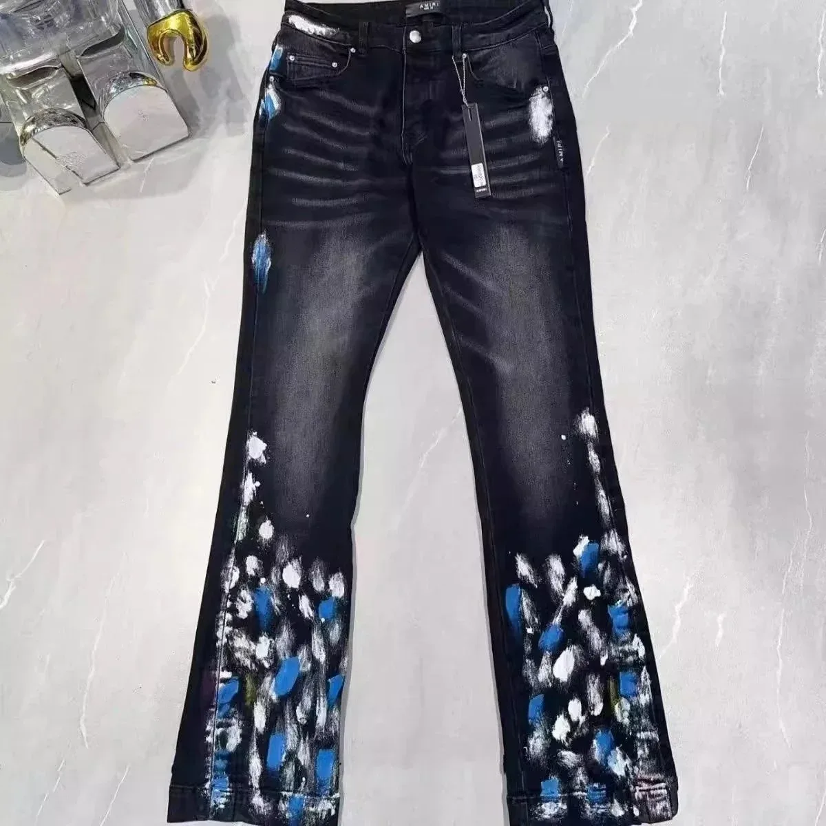 Painted Denim Jeans SW-K07 Bottoms — Oopbuy Spreadsheet find