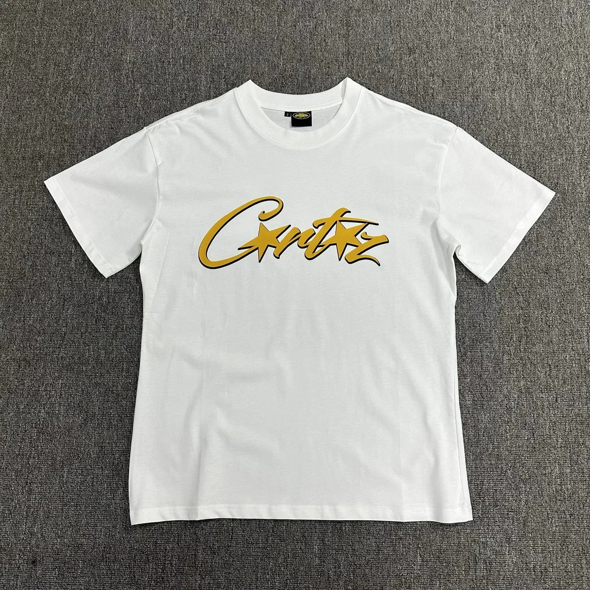 Corteiz Corteiz CRTZ White/Gold T-Shirt White
