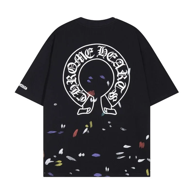 Chrome Hearts Chrome Hearts 'From the Heart' Black T-Shirt Black - 1