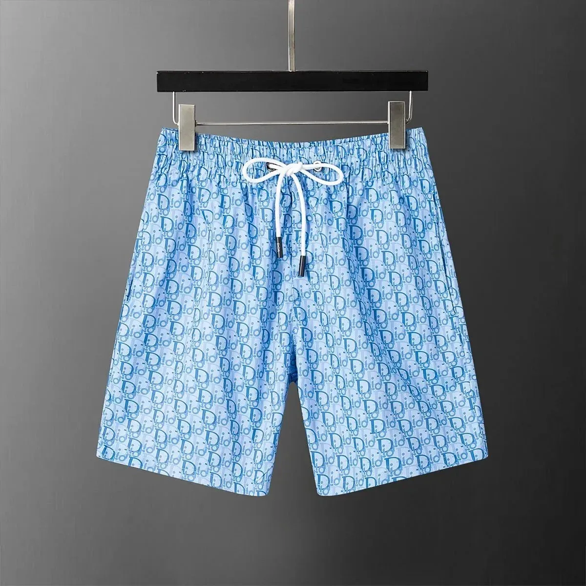 Dior Dior Dior Oblique Light Blue/Blue Monogram Shorts Blue