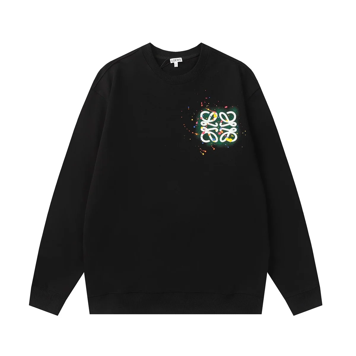 Loewe Loewe Anagram Black/Splatter Sweatshirt Black