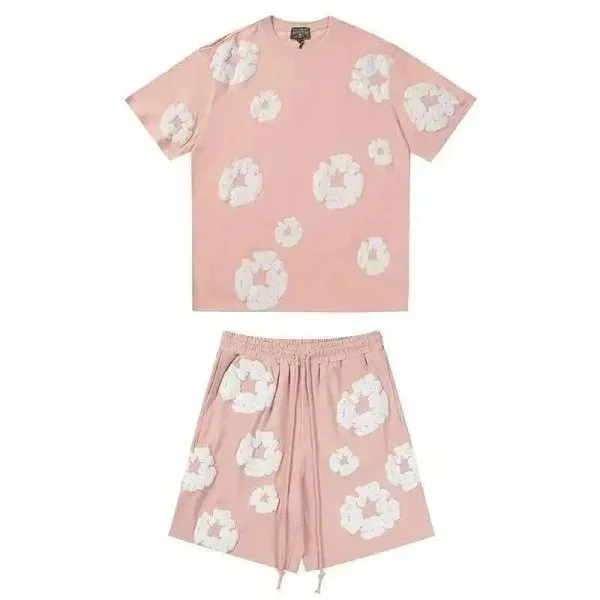 Other Co-ord Set with Cloud Print in ZJ-36 Pink Pink - 1