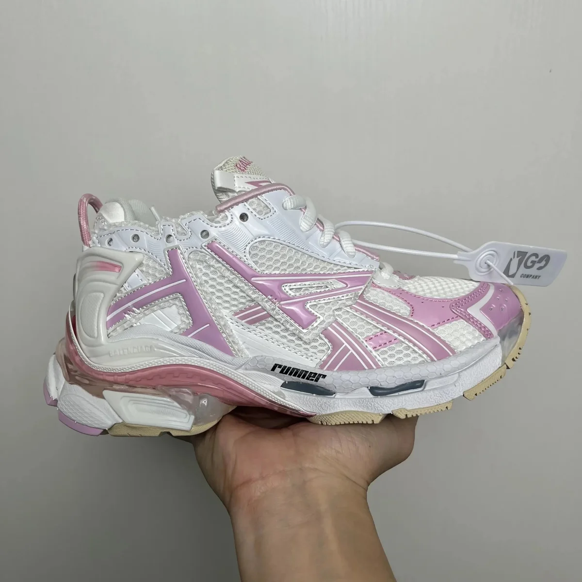 Balenciaga Balenciaga Speed Trainer White/Pink Sneakers White