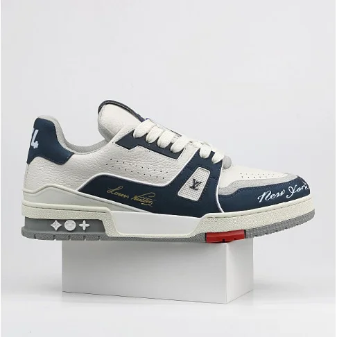 Louis Vuitton Louis Vuitton LV Trainer White/Navy Sneaker White