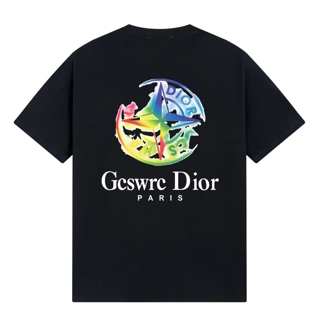 Dior Dior GcsWrc Dior Paris Black T-Shirt Black - 1