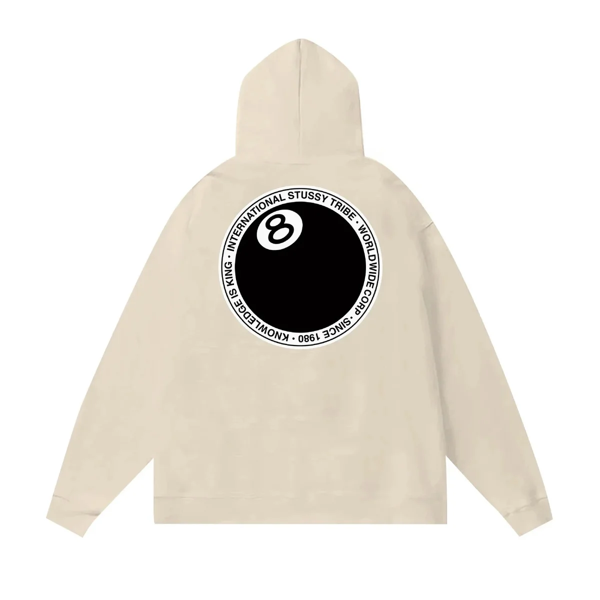 Stussy Stussy International Stussy Tribe Hoodie Cream Cream - 1
