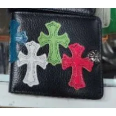 Chrome Hearts Chrome Hearts CH Cross Black Multi-Color Wallet Black