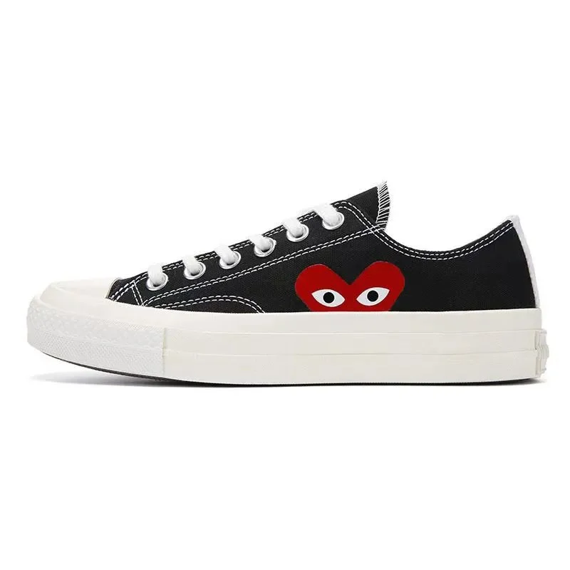 Comme des Garçons Comme des Garçons Play Chuck Taylor 29爱心黑色 低帮 Sneakers Black - 1