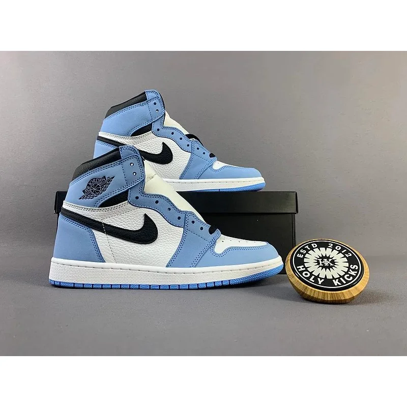 Nike Nike Air Jordan 1 University Blue White Sneakers Blue - 1