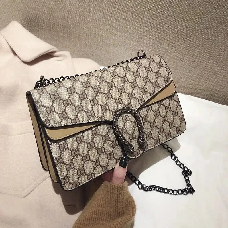Gucci Gucci Dionysus Beige/Brown GG Monogram Shoulder Bag Beige